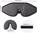  Factory Patent Wangsonole Travel Private Label Custom 3D Sleep Eye Mask  3