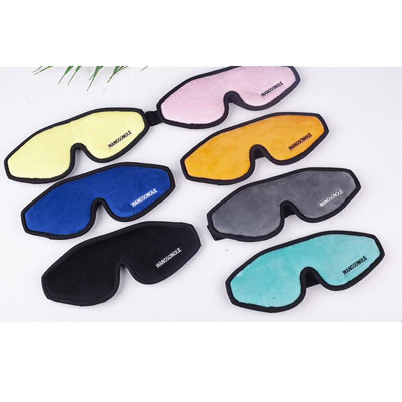  New Design Blue Kids Teenagers Sleeping Aid Mask 3D Sleep Eye Mask  2