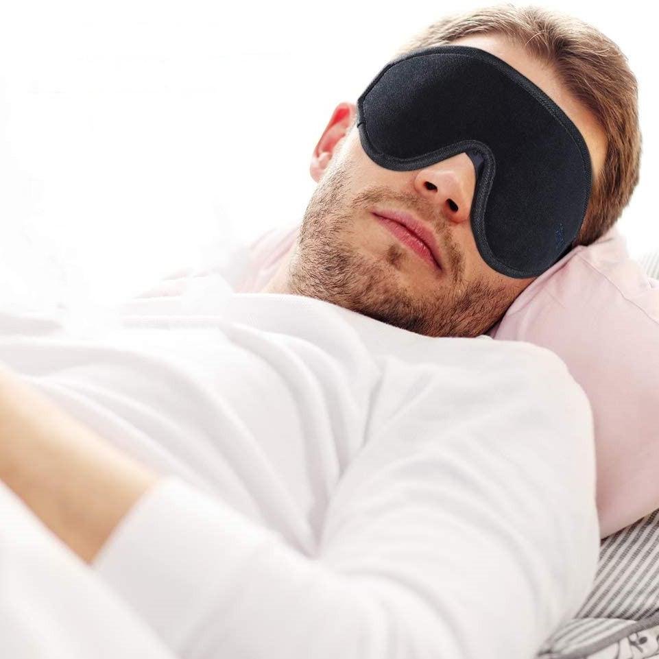  Breathable 3D Hidden Nose Eyeshade Sleeping Eye Mask Portable Travel Sleep mask