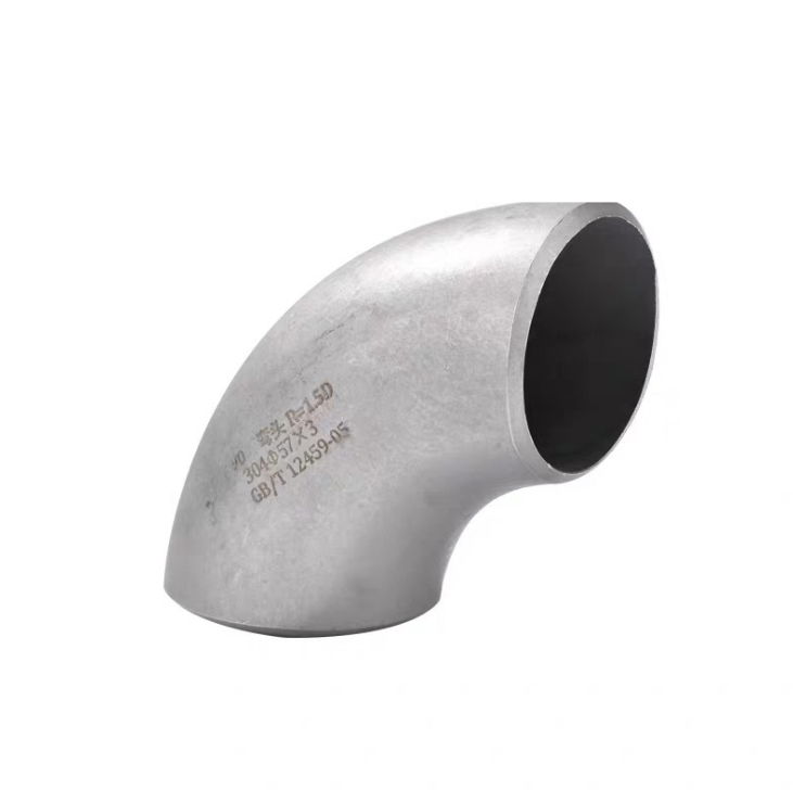 Factory supply 8inch Stainless steel elbow pipe fitting 3