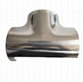 Factory direct sale cold forming Semi Seamless Buttweld Stainless steel tee 1