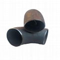 Seamless Pipe Fittings cold forming Semi Seamless Buttweld Carbon Steel tee 1