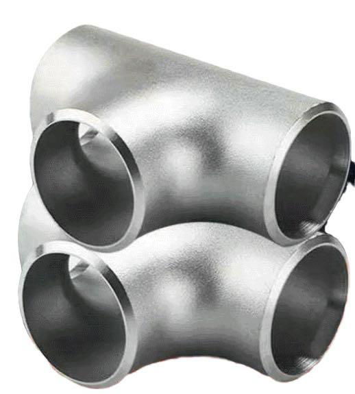 Seamless Pipe Fittings cold forming Semi Seamless Buttweld Carbon Steel tee 2