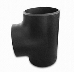 High quality cold forming forged pipe fitting Carbon steel equal diameter tee