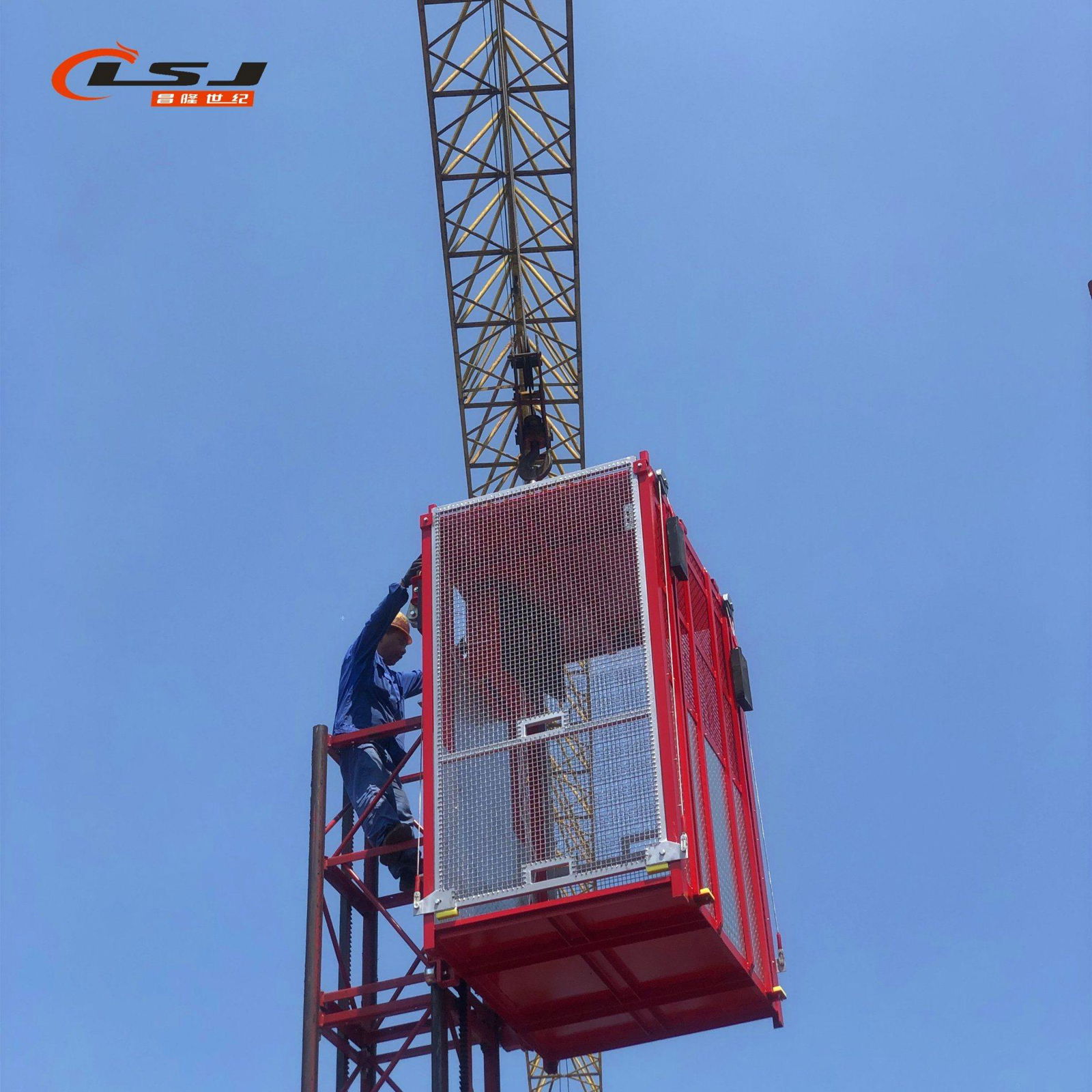 VFD Electrical System Construction Elevator Hoist Building Material Eleva 5