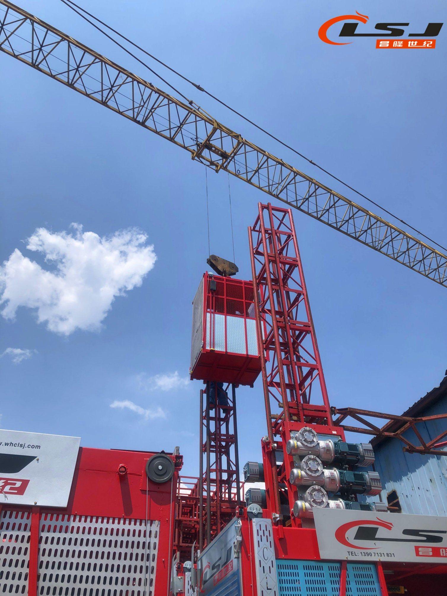 OEM Construction Elevator Hoist Building Material Elevator Hoist Small