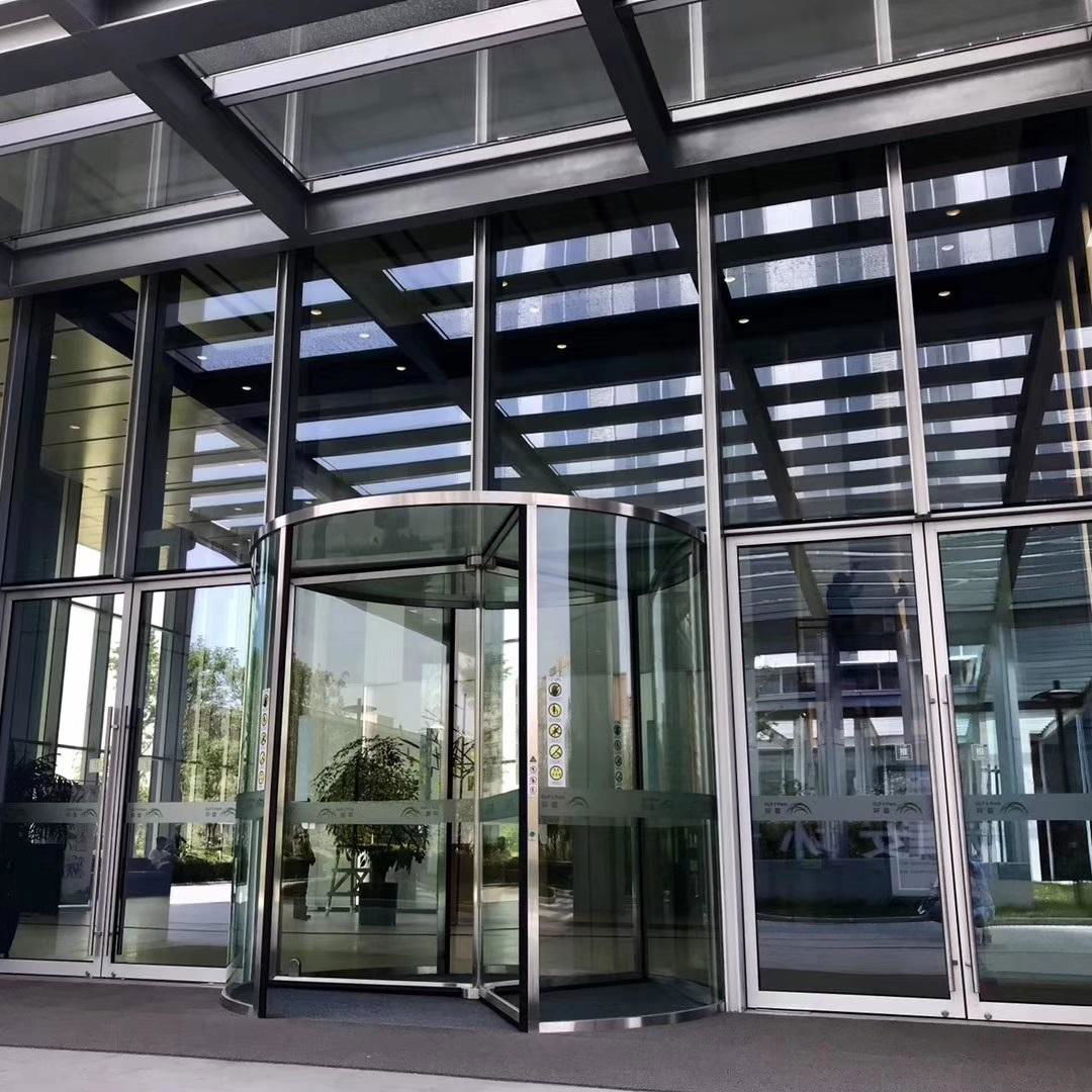 Crystal Automatic Revolving Door  Three Wings Automatic Revolving Door   4