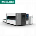 The newest metal cnc fiber laser cutting machine with long life 1