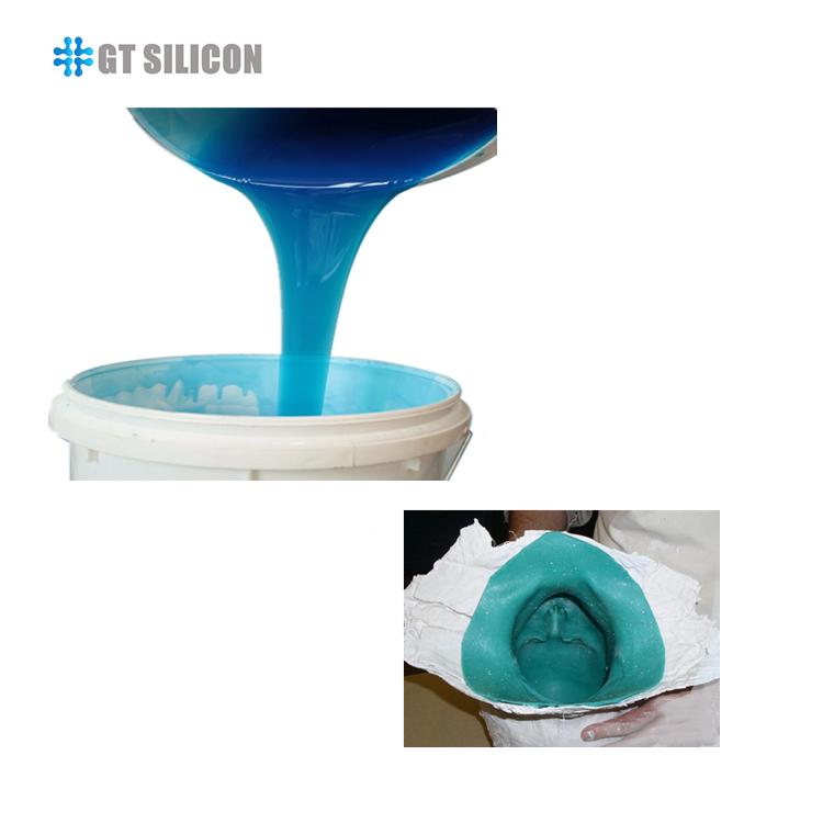 RTV-2 FDA Addition Cured Mould Make Liquid Silicone Rubber For Life Casting 5