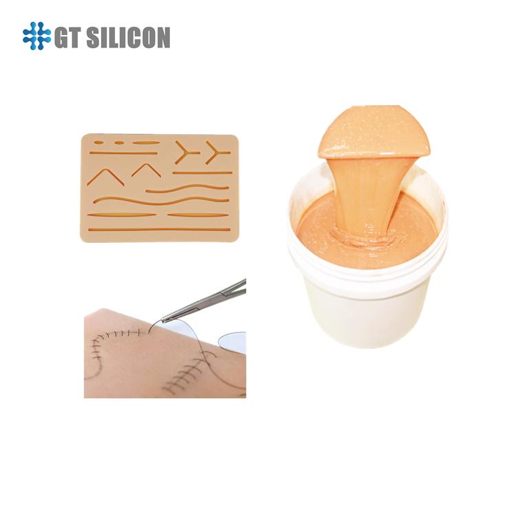 Medical Grade Addition Cured Liquid Silicone Rubber For Human Skin Making 2