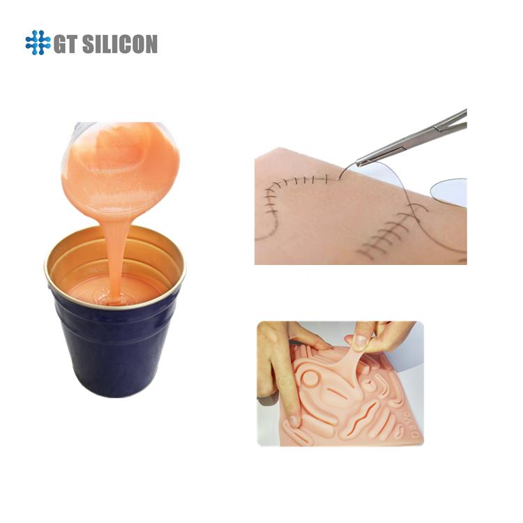 Medical Grade Addition Cured Liquid Silicone Rubber For Human Skin Making 4