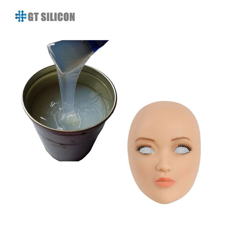 RTV-2 Human Mask Making Addition Liquid Silicone Rubber For Silicone Face Masks  5