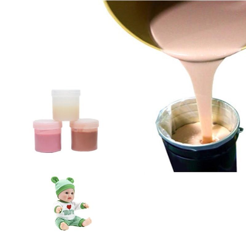 Skin Safe Silicone Dolls Making Addition Cured Silicone Rubber For Doll Toys 2