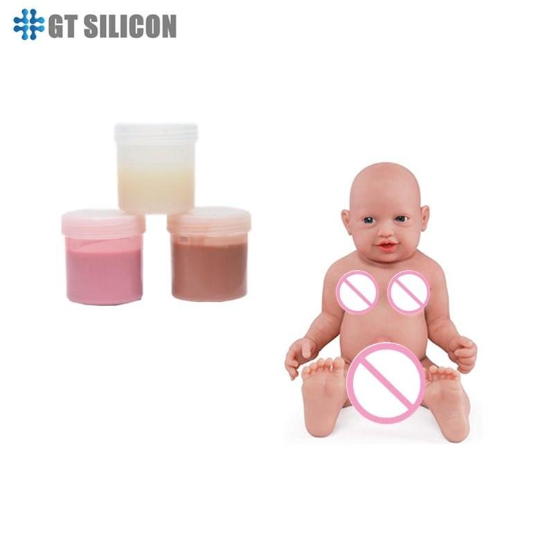 Skin Safe Silicone Dolls Making Addition Cured Silicone Rubber For Doll Toys 3