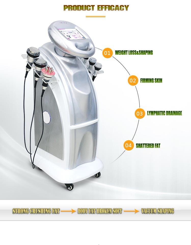 80K RF Ultrasonic Lipo Vacuum Cavitation Body Slimming Beauty Machine 3