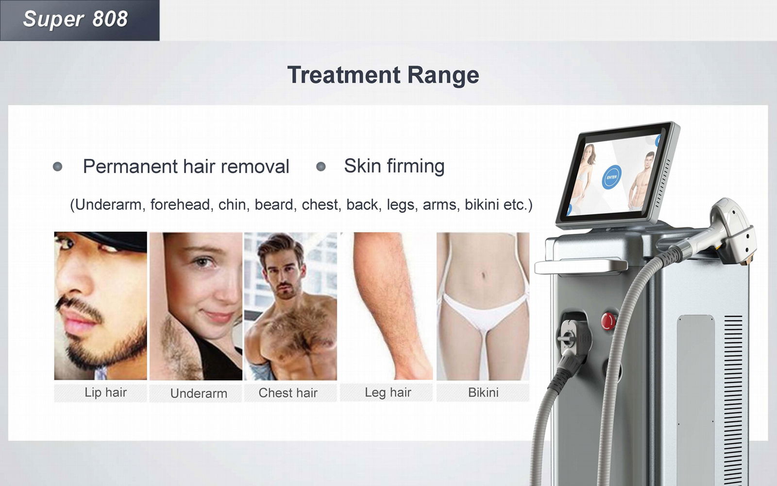 2020 Ditree Super808 Diode Laser Hair Removal Machine for Salon Use 4