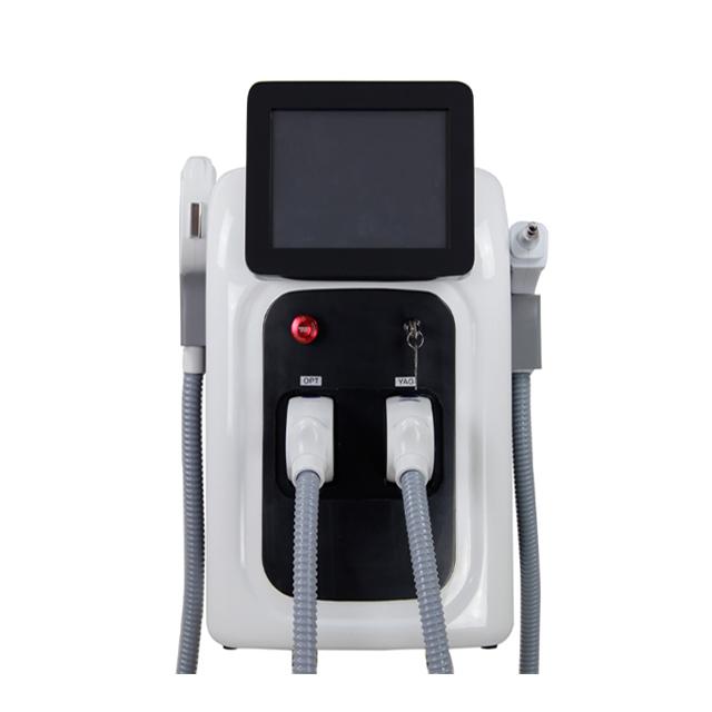 Multifunctional E-light IPL SHR +ND YAG Laser Super Hair Removal Beauty Machine 