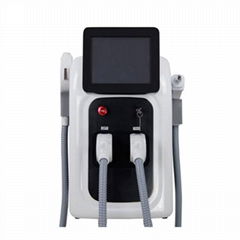 Multifunctional E-light IPL SHR +ND YAG Laser Super Hair Removal Beauty Machine 