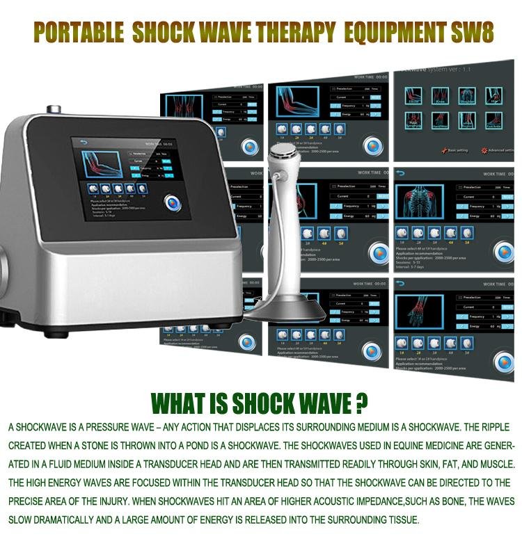Hottest Body Massage Shockwave Physical Therapy Machine SW8 3