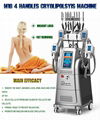 2020 4 Handles Multifunction Fat Freezing Cryolipolysis Machine 3