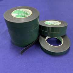 Green PE film-black double-sided foam glue