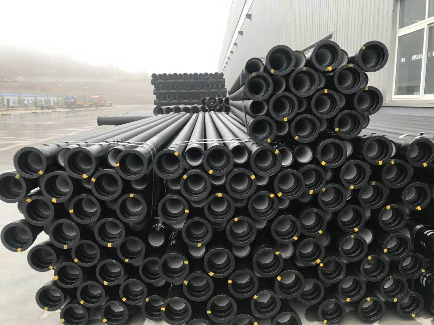 DN100 ISO2531 Ductile Cast Iron Pipe Class K9/C40/C30/C25 For water supply