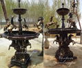 Bronze fountain with horse statues 1