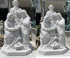 Marble religion sculpture