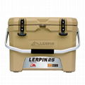 Lerpin rotomolded aluminum handle plastic blood transport ice cooler box 2
