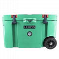 2020 New style 70QT Trolley Wheeled ice cooler box rotomolded cooler box 2