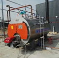 500kg Fuel Gas Oil Dual Fuel Packaged Steam Boiler with European Burner 1