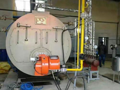 500kg Fuel Gas Oil Dual Fuel Packaged Steam Boiler with European Burner 4