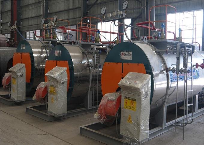 8t/H Horizontal Type Oil Gas Fired Steam Boiler For Corrugated Paper Machine 3