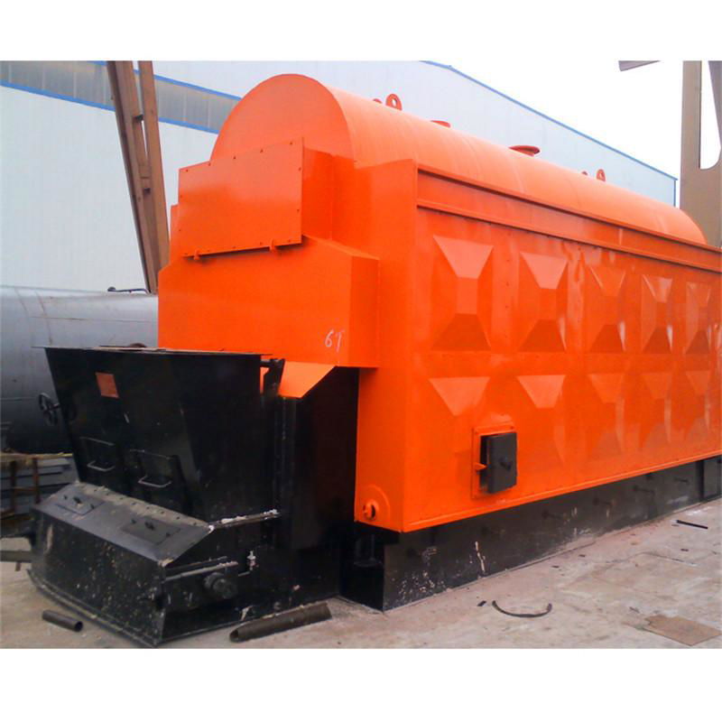 5ton Chain Stoker Grate Biomass pellet Coal Fired Steam Boiler For Feed Mill 