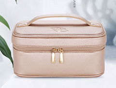 2020 new eco-friendly pu leather custom cosmetic bag women's bags handbags