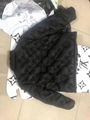 Louis Vuitton Monogram EMBOSSED Flower Leather Down Jacket 