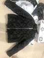 Louis Vuitton Monogram EMBOSSED Flower Leather Down Jacket 