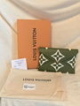               Pochette Kirigami Khaki Giant Monogram Pouch Clutch Medium 2