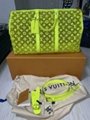              Keepall 50 Virgil Abloh Patchwork 2021 Limited Bandouliere boston  16