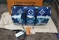 LOUIS VUITTON Escale Keepall 50 Duffle Bag M45117 Blue Monogram LV travel bag 