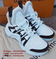 Louis Vuitton NEW Monogram ARCHLIGHT white RUNWAY brand luxury sneaker LV shoes 