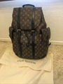               Christopher PM Backpack Day Bag M55138 Epi Leather Black luxury LV