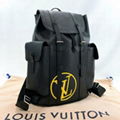 Louis Vuitton Christopher PM Backpack Bag M45419 Monogram Eclipse Reverse New LV