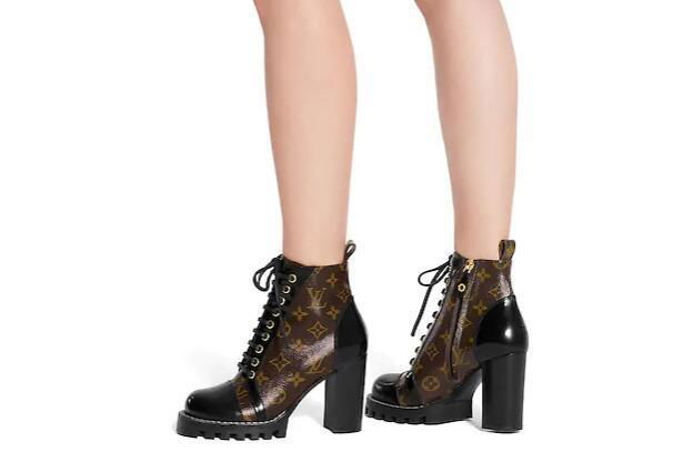 Louis Vuitton Star Trail Lace-Up Ankle Boots