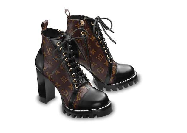 Louis Vuitton Star Trail Lace-Up Ankle Boots