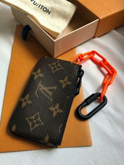               x VIRGIL ABLOH POCHETTE CLE MONOGRAM WALLET CARD HOLDER        