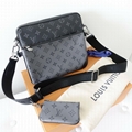 LOUIS VUITTON TRIO MESSENGER BAG MONOGRAM REVERSE ECLIPSE M69443 Men handbags LV