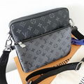 LOUIS VUITTON TRIO MESSENGER BAG MONOGRAM REVERSE ECLIPSE M69443 Men handbags LV