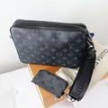 LOUIS VUITTON TRIO MESSENGER BAG MONOGRAM REVERSE ECLIPSE M69443 Men handbags LV