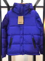 Burberry men s Hooded Quilted Nylon Down Jacket with Detachable Sleeves 